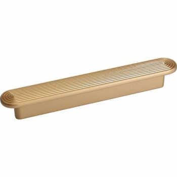 Ручка-скоба 128мм, отделка золото матовое