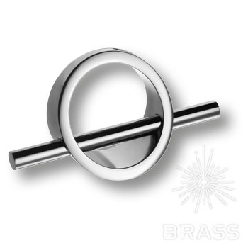 2110 Chrome Ручка скоба модерн, глянцевый хром 64 мм