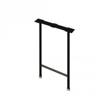Опора для стола Валенсия, l.595, h.820, отделка черный бархат (матовый)