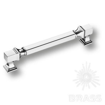 BU 015.160.07SQ Ручка скоба модерн, глянцевый хром 160 мм