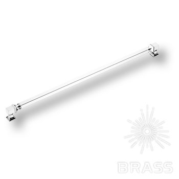 BU 015.480.07SQ Ручка скоба модерн, глянцевый хром 480 мм