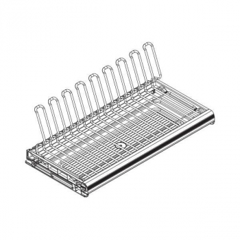 Сушка Ellite 1-уровневая в базу 600/16, отделка хром, поддон пластик