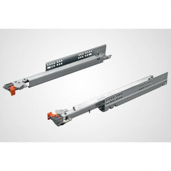 6527/450 Futura Push Комплект направляющих L=450мм полного выдвижения с защелкой