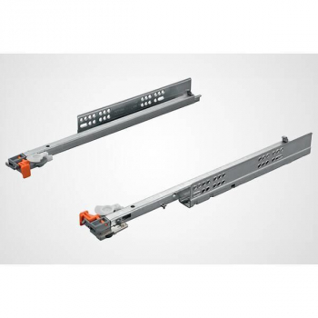 6127/250 Futura Push Комплект направляющих L=250мм частичного выдвижения с защелкой