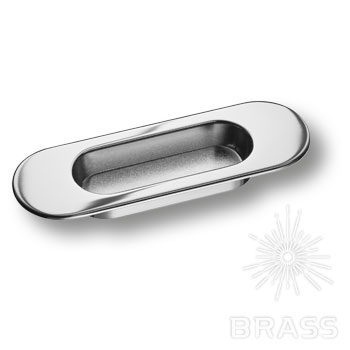 3922-400 Ручка врезная для дверей современная классика, глянцевый хром